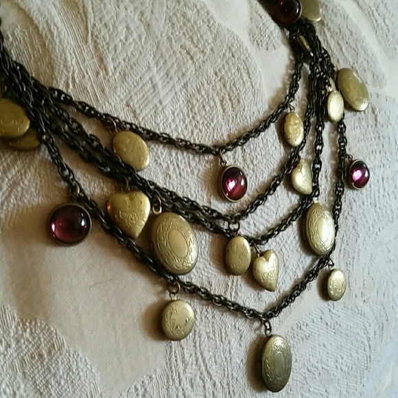 ANTIQUE LOCKET NECKLACE - Picture 8 of 8